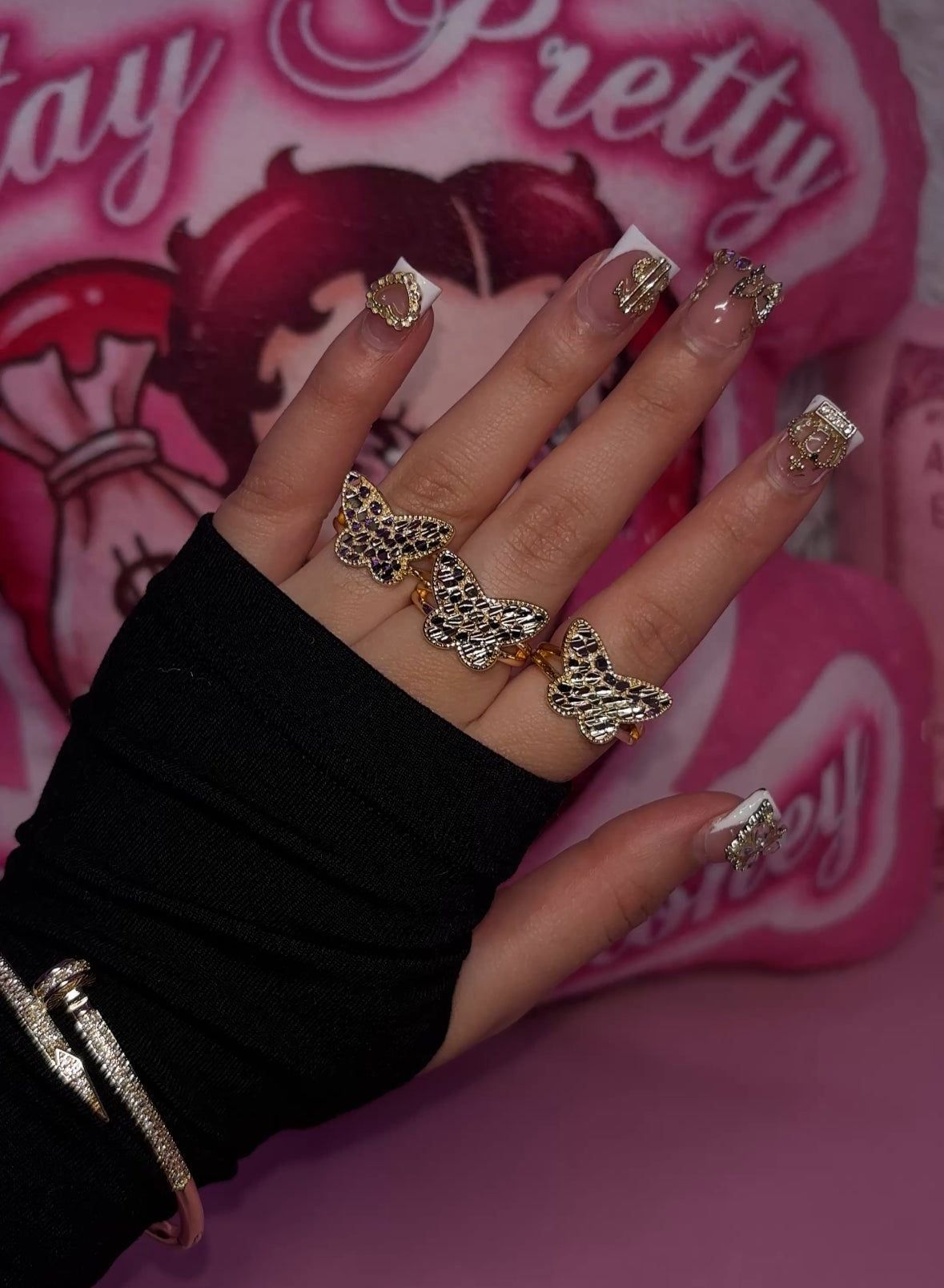BUTTERFLY NUGGET RING
