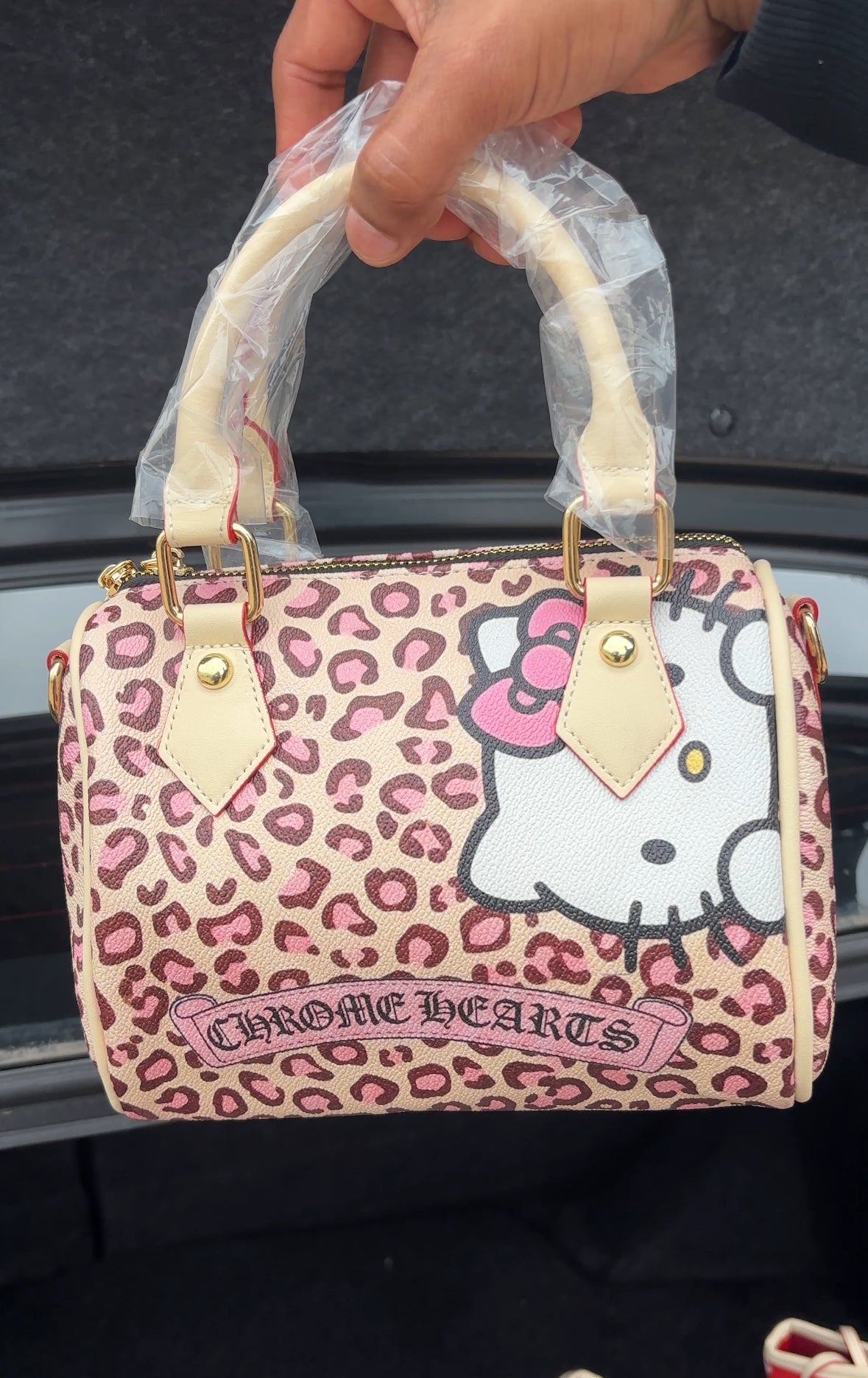 CHEETAH HK CH PILLOW BAG￼