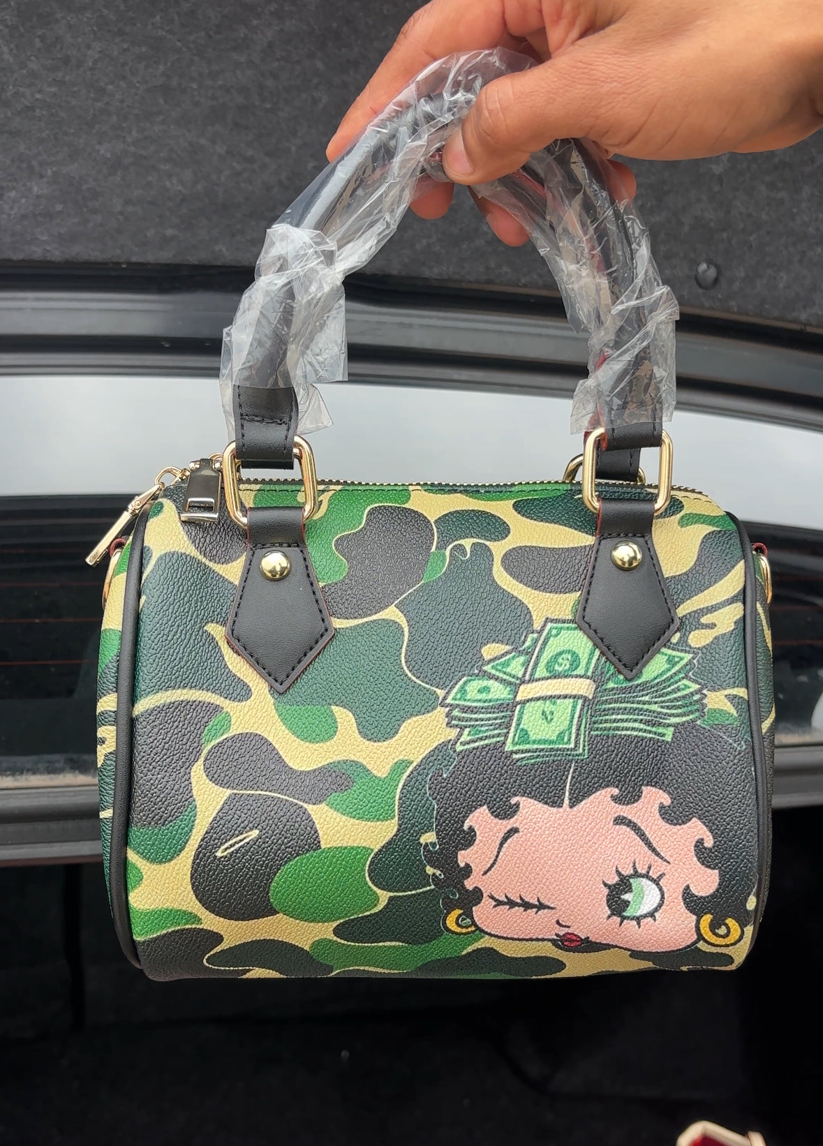 BETTY BOOP MONEY PILLOW BAG