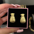 MONEY BAG EARRINGS