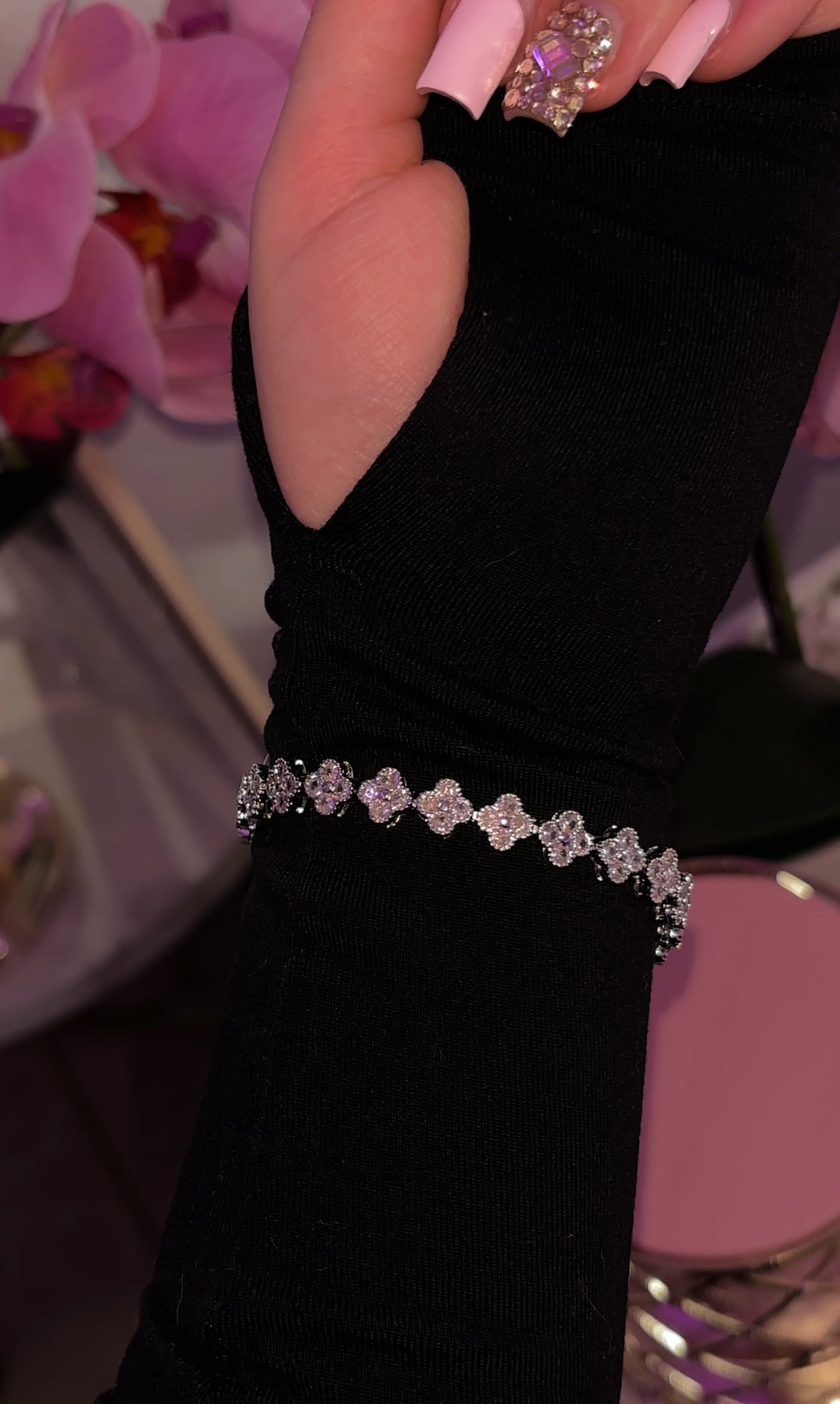 SILVER CLOVER BRACELET