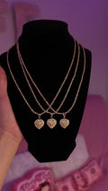 DMND HRT NUGGET NECKLACE