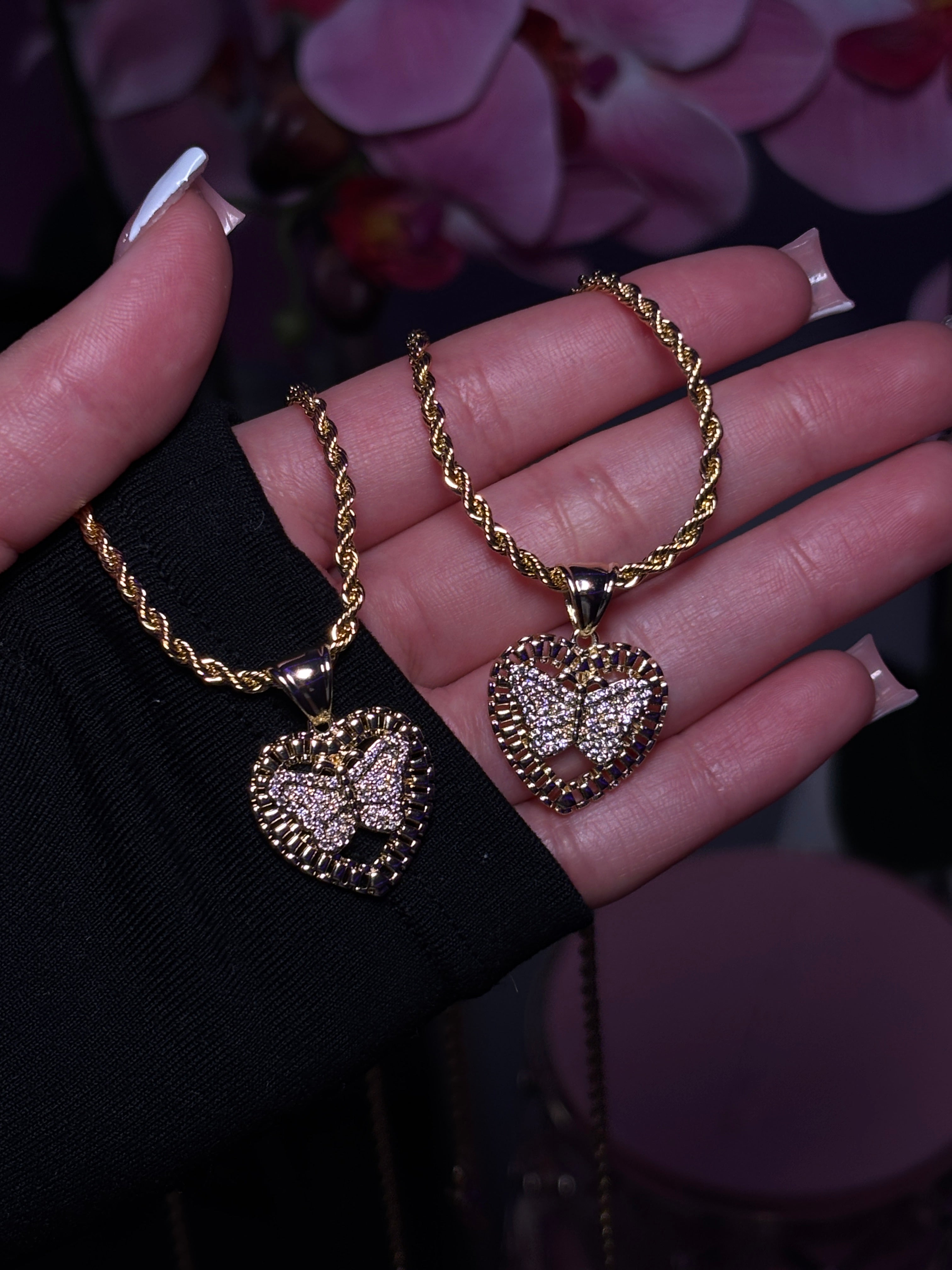ROLEX HRT BUTTERFLY NECKLACE