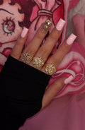 FLOWER NUGGET RING