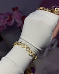OPEN HEART DMND BRACELET