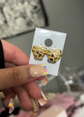 JUMBO HRT NUGGET EARRINGS