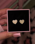BLING HRT STUD earrings