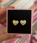 GOLD HRT EARRINGS