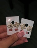 PINK CLOVER EARRINGS