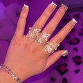 BUTTERFLY OPEN RING