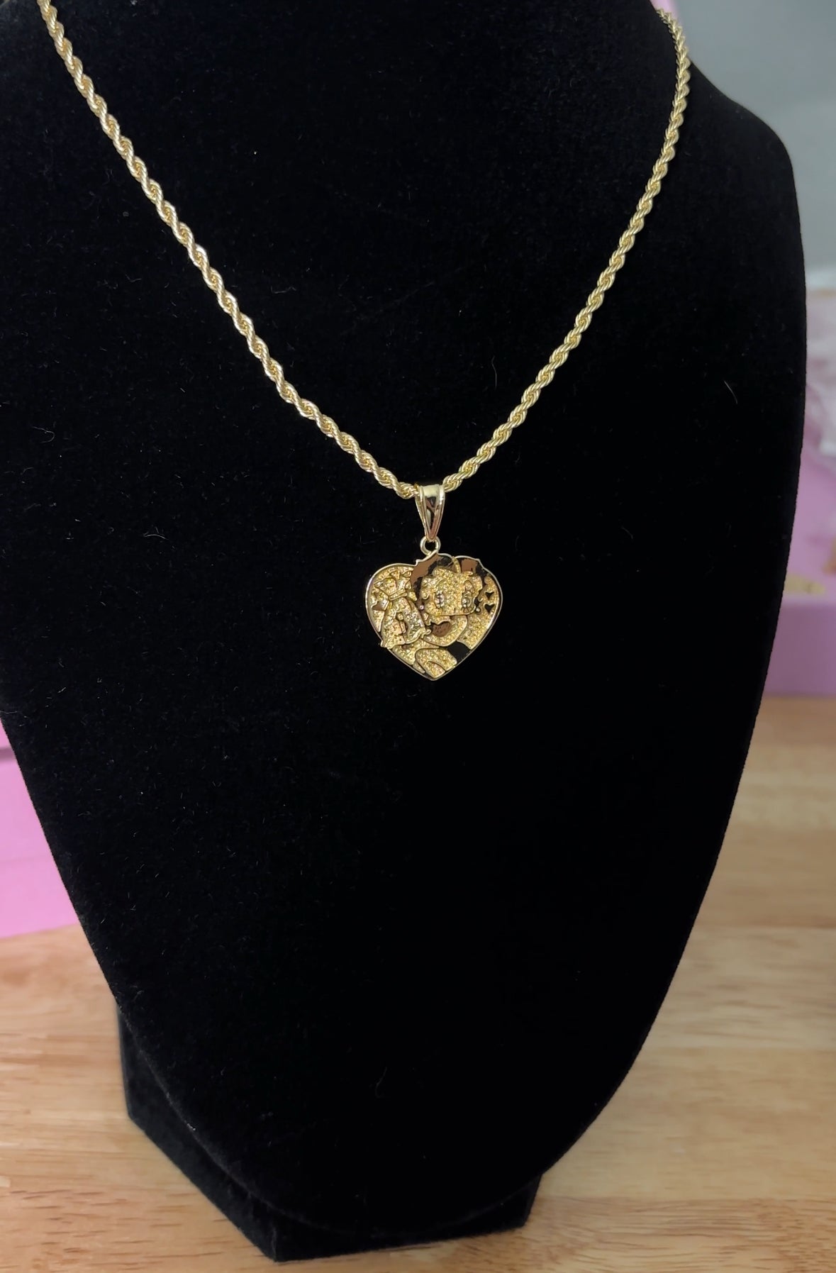 MONEYBAGG BETTY BOOP NECKLACE