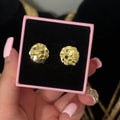 CIRCLE NUGGET EARRINGS