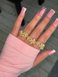 3 HIBISCUS FLOWER RING