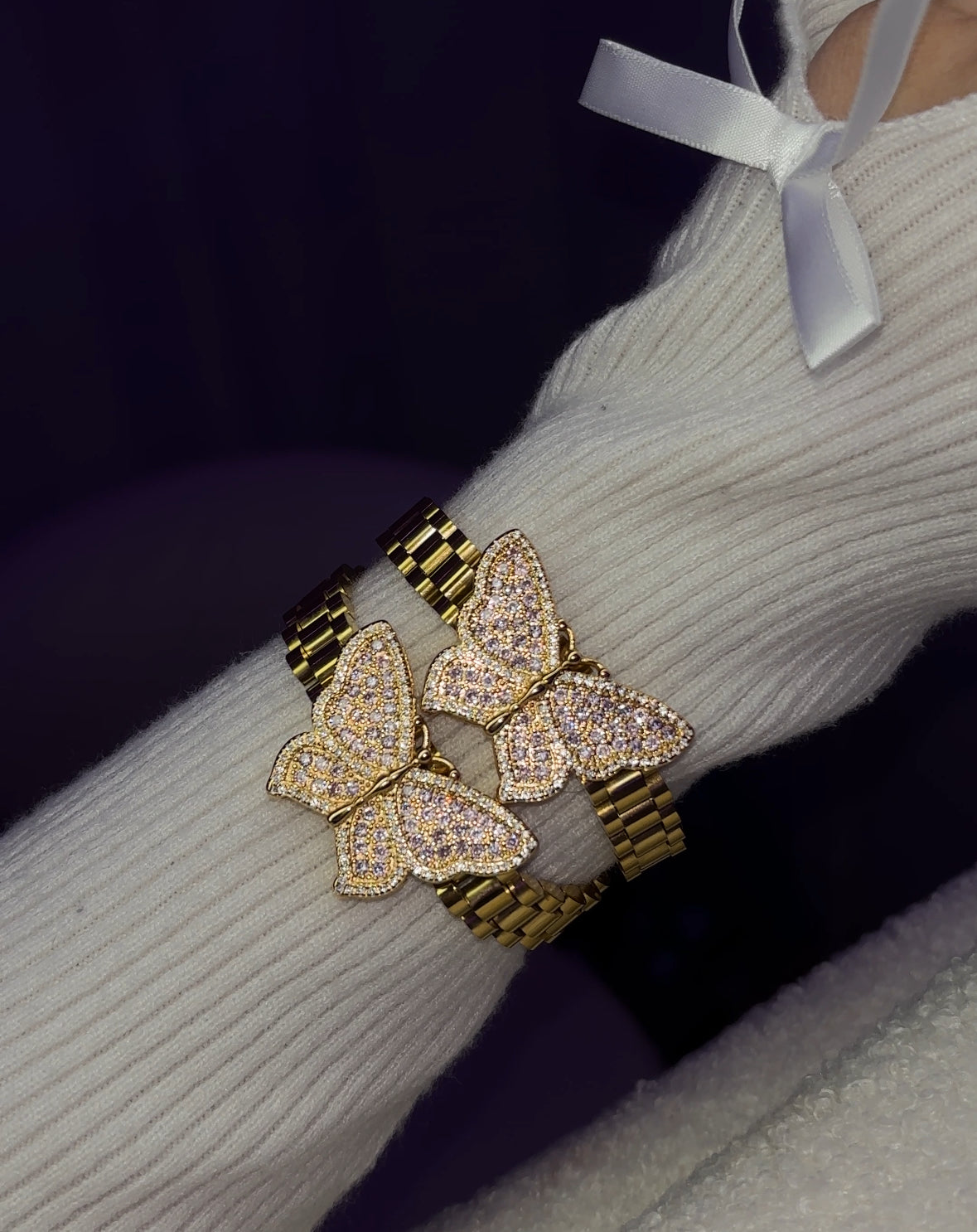 BUTTERFLY DMND BRACELET
