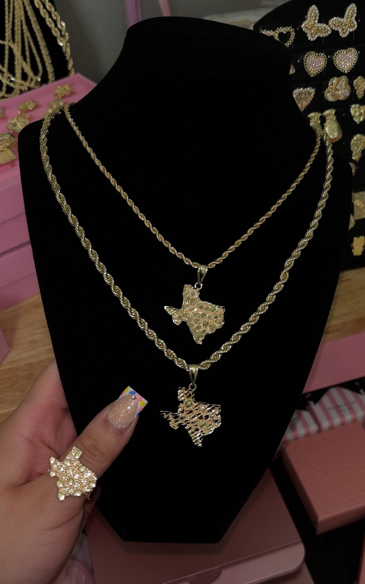TEXAS NUGGET NECKLACE