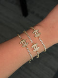 DOUBLE CC Adjustable BRACELET ￼